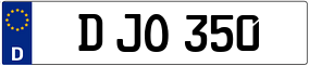 Truck License Plate